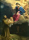 Lodovico Carracci The Vision of Saint Francis painting